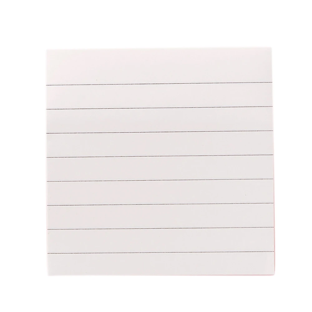 Office Memo Pad Sticker Index Sticky Notes Simplicity Paper Stationery Self-Adhesive Paste Blank Memorandum D