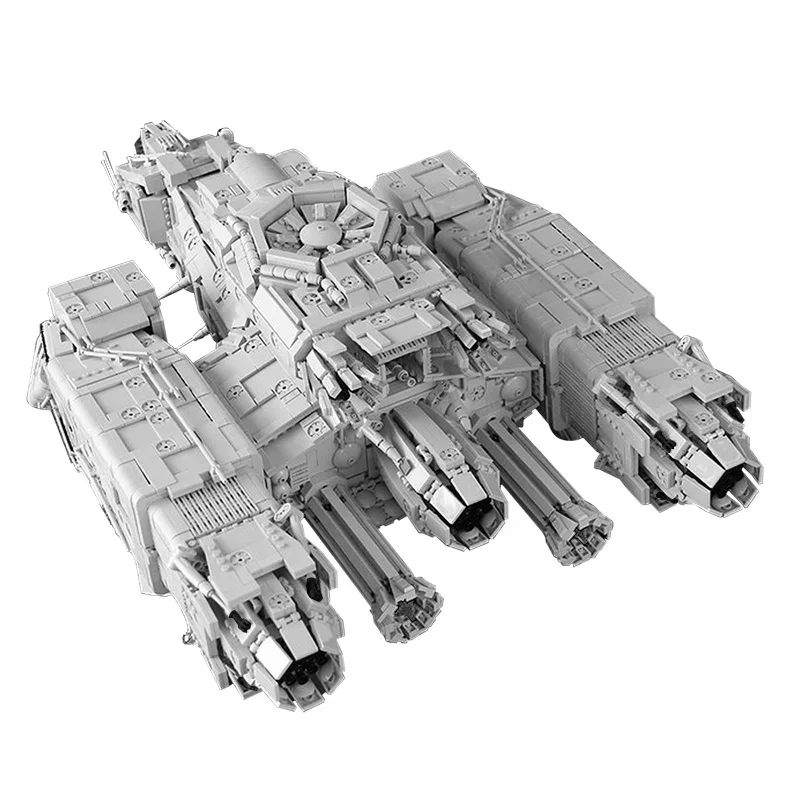 Espaçonave Building Blocks Set para Crianças, Série Espacial, Aliens, Navios de Batalha, Navio de Guerra, Modelo Toy, Presentes para Crianças, USAdults', Moc-92753