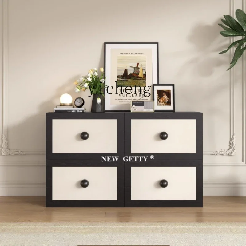 Begonia TV Stand Solid Wood Multi-Functional Combination Side Table Chest of Drawers