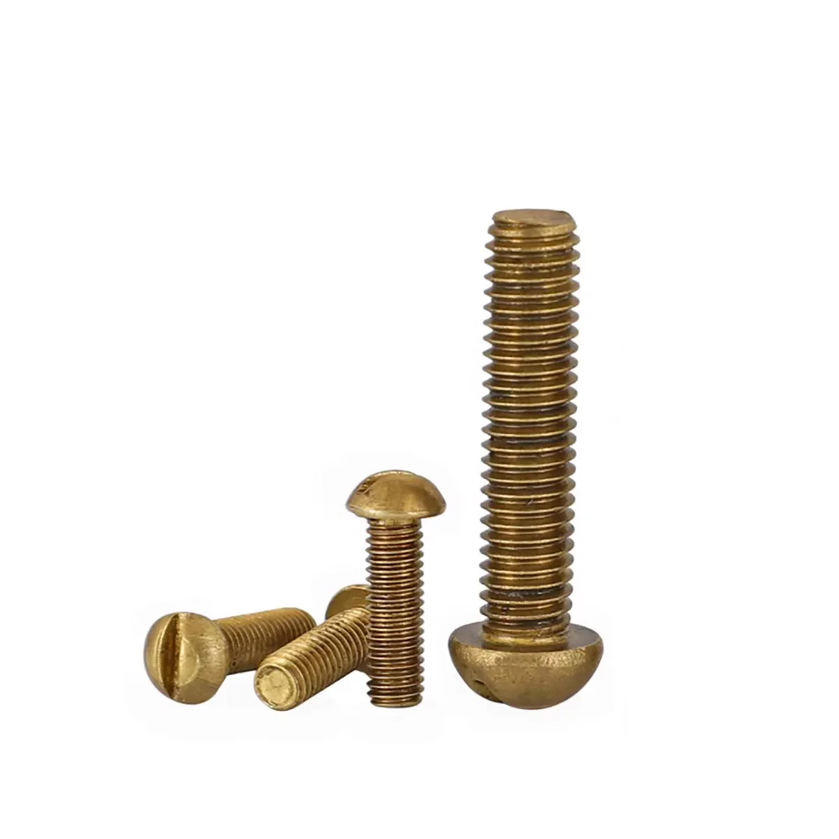 Brass Slotted Round Head Screw / Bolt M3M4M5M6M8