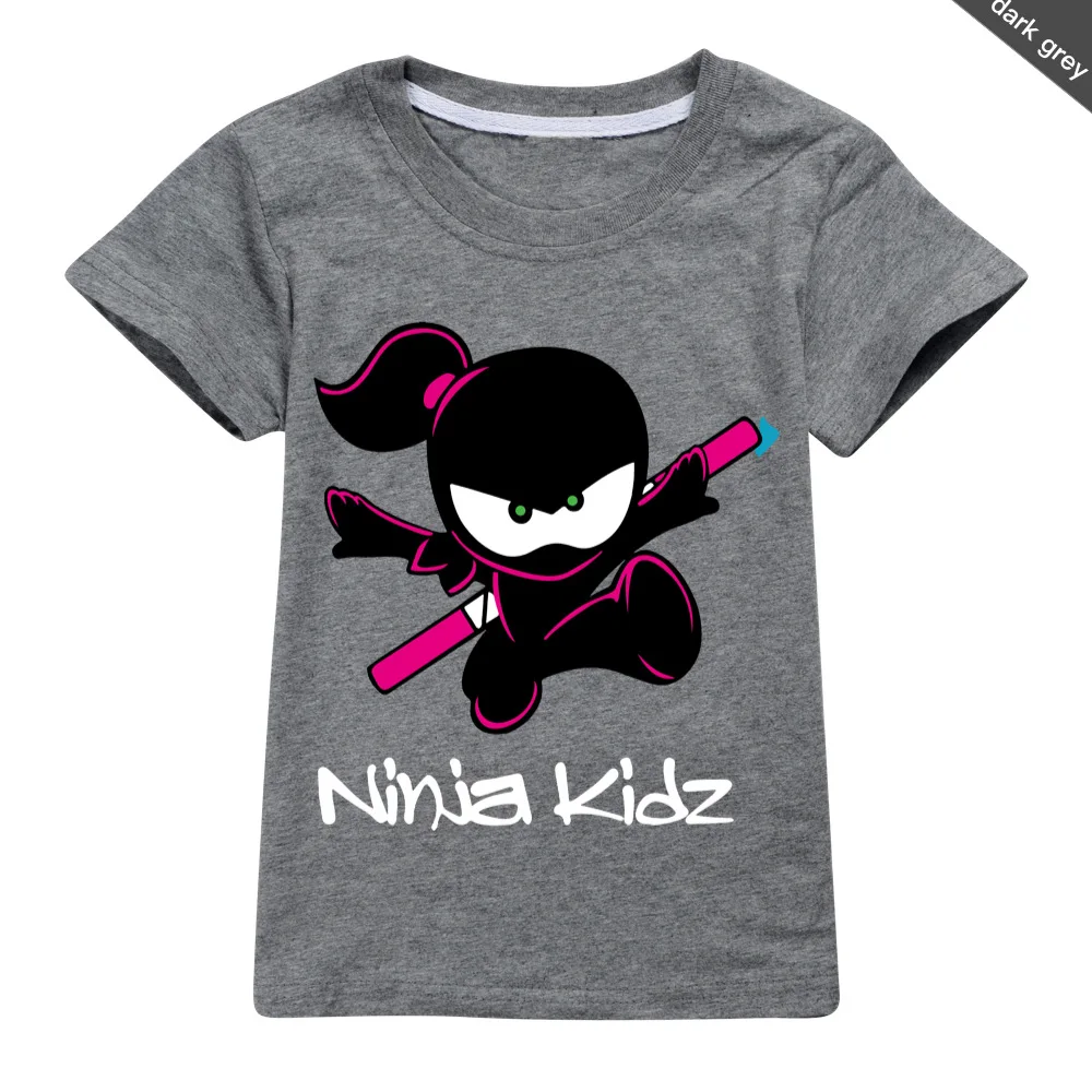 Cute Game NINJA KIDZ Anime T-Shirt Unisex Pure Cotton Fashion Cartoon Summer More Color Short Sleeved Casual T Shirt