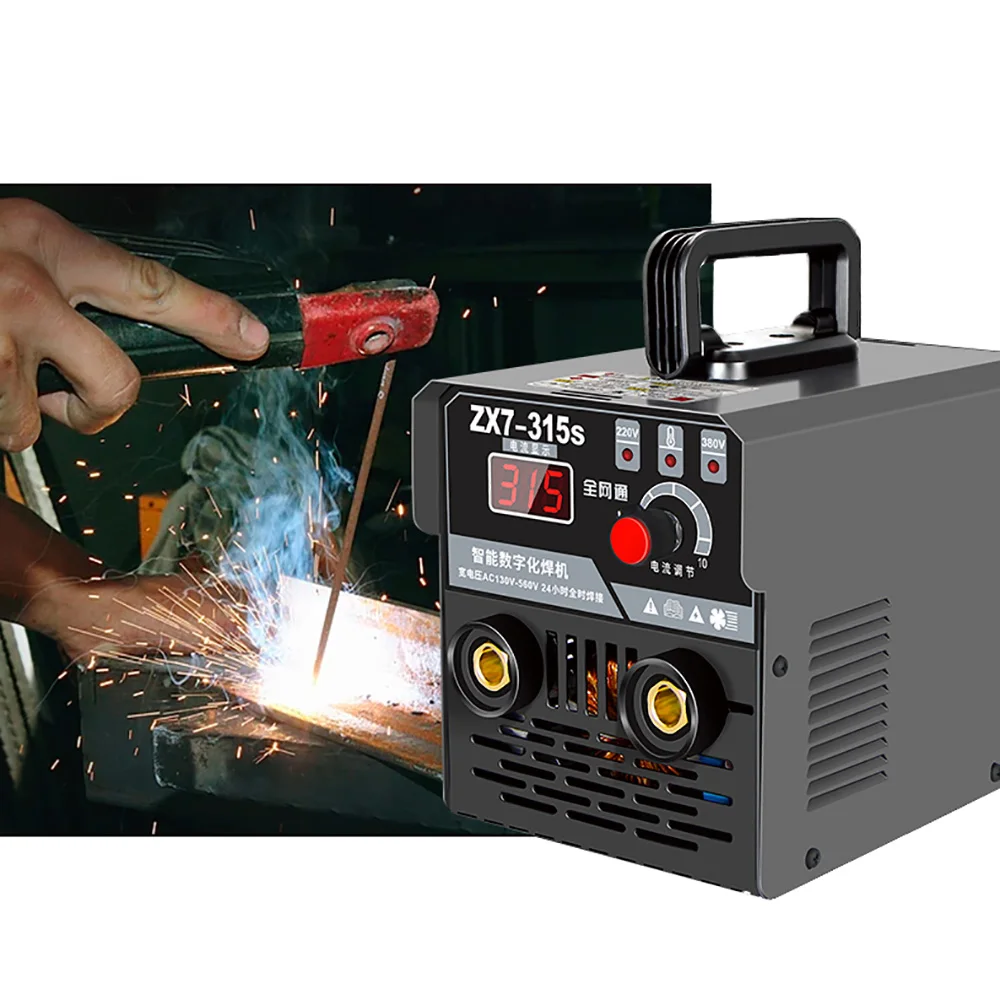 220V Arc Welder IGBT Digital Electric Welding Machine 200/250/315 Amp For Beginner In Home Or Industry Light Weight Efficient