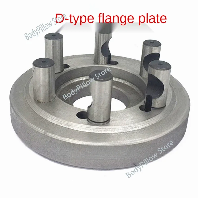 D6 D8 D11 Lathe Three-jaw Chuck D-type Flange Connection Transition Plate D6 D8 D11 Semi-cylindrical Tie Rod Screw