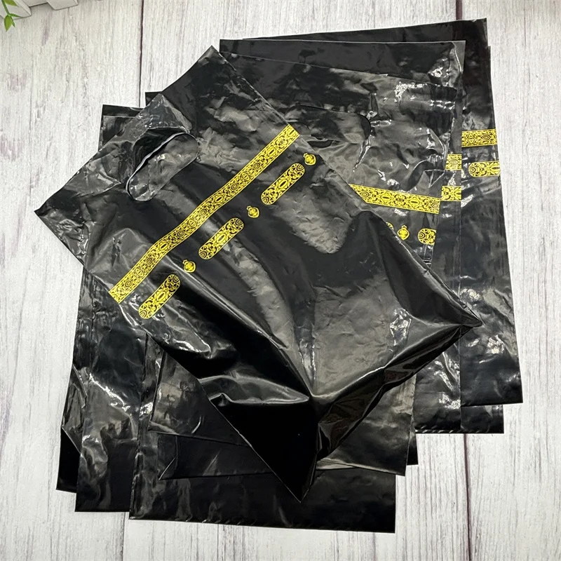 10 шт., черная сумка для конфет «Умра Мубарак», Ид Мубарак, исламский мусульманский фестиваль, дом, 2026 Рамадан, вечеринка, конфеты, подарочная упаковка, сумка для поставки