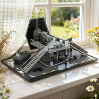 1382pcs MOC SW Battlefront II Imperial Hangar Model Building Blocks Architecture Christmas Gifts Assemble DIY Kids Toys Birthday