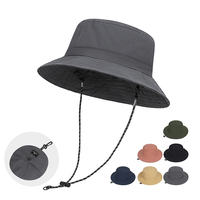 New summer foldable storage bag fisherman hat thin quick drying sun hat men's outdoor leisure hiking hat