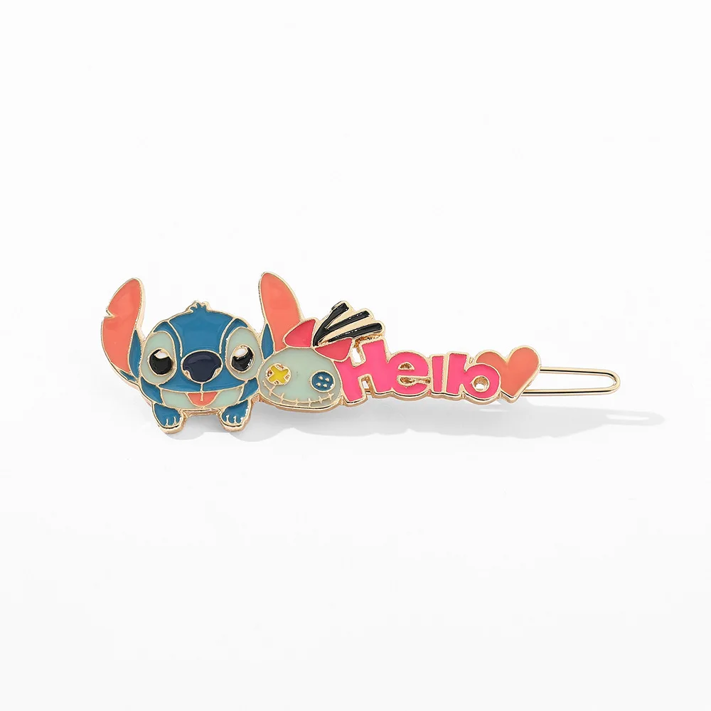 Miniso Stitch Cosplay Kostuum Metalen Hoofddeksels Haarspelden Accessoires Cadeau Prop