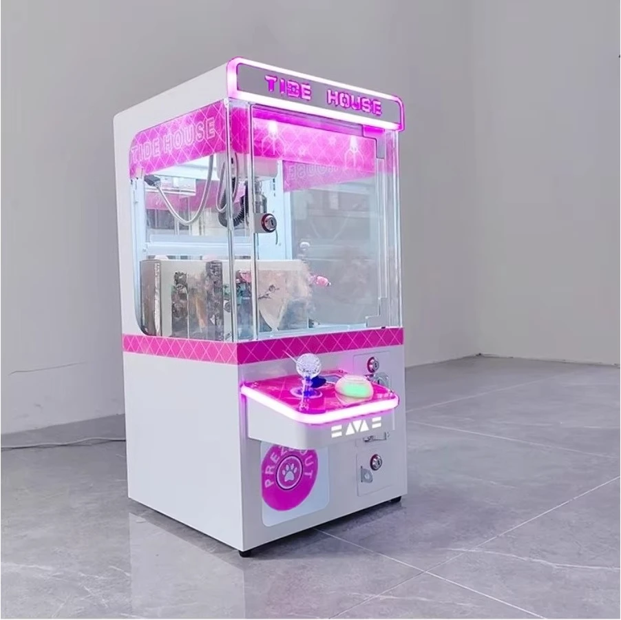 

Factory Wholesale Crane Machine Coin-Operated Mini Claw Game for Vending Toy Dolls and Candies English Language