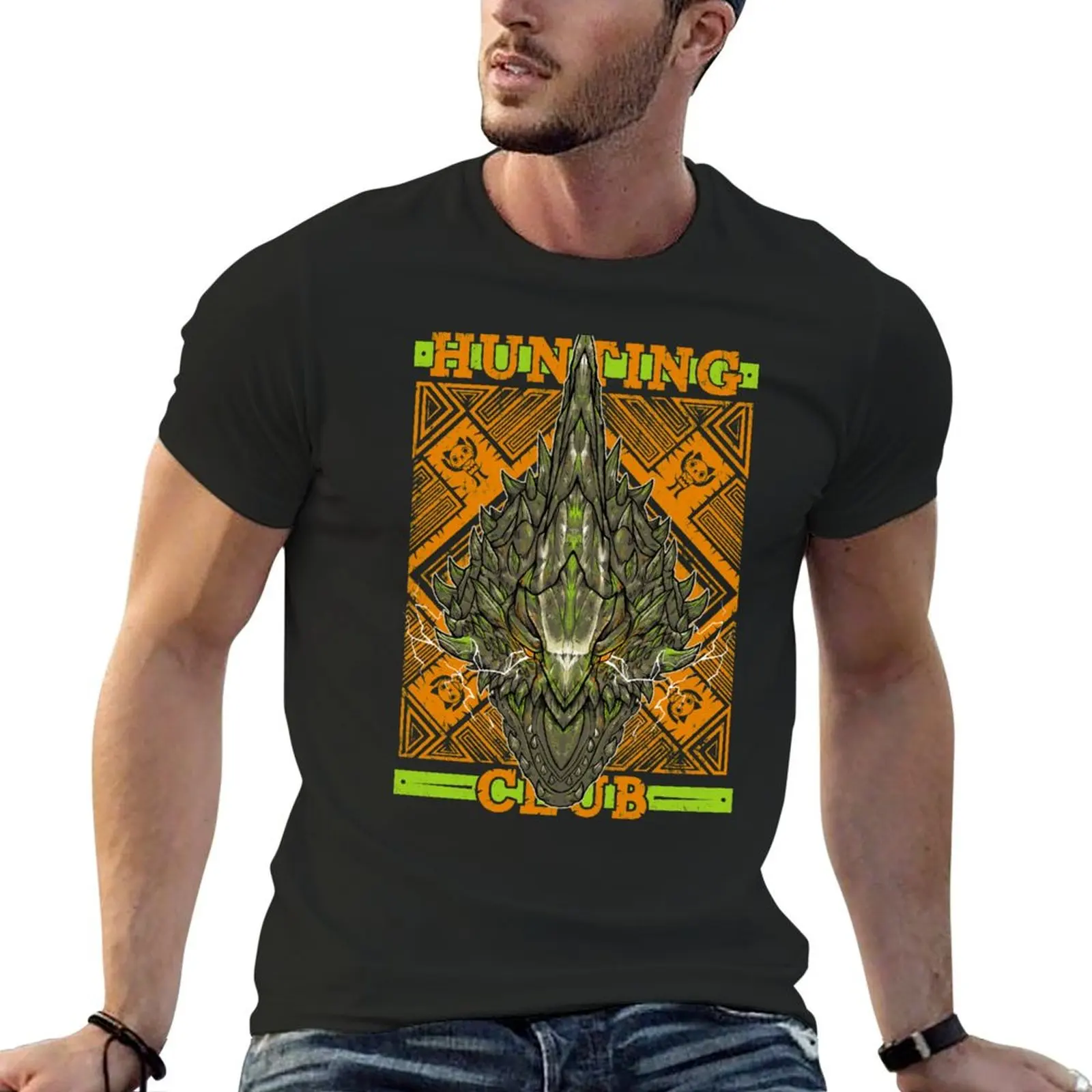 

Hunting Club: Astalos T-Shirt topping rapper graphic tees vintage t shirts anime tshirt men tshirt
