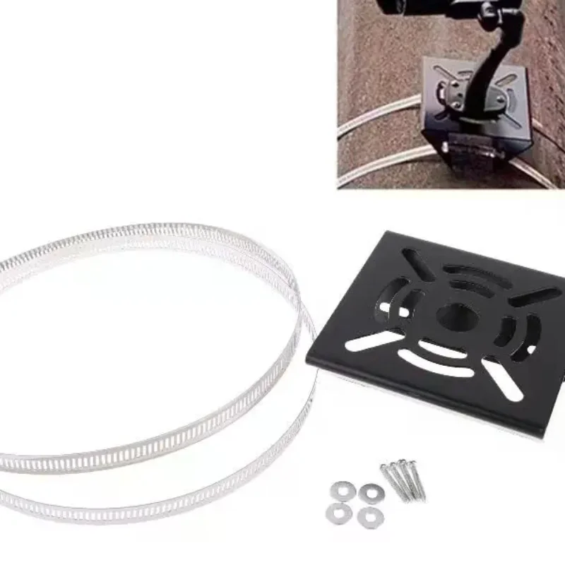 العالمي المشترك القطب العمود كاميرا الفيديو الظهر الوقوف - عقد رصد قوس الحديد هوب مستقيم الشارع ضوء القطب حامل جبل f #1