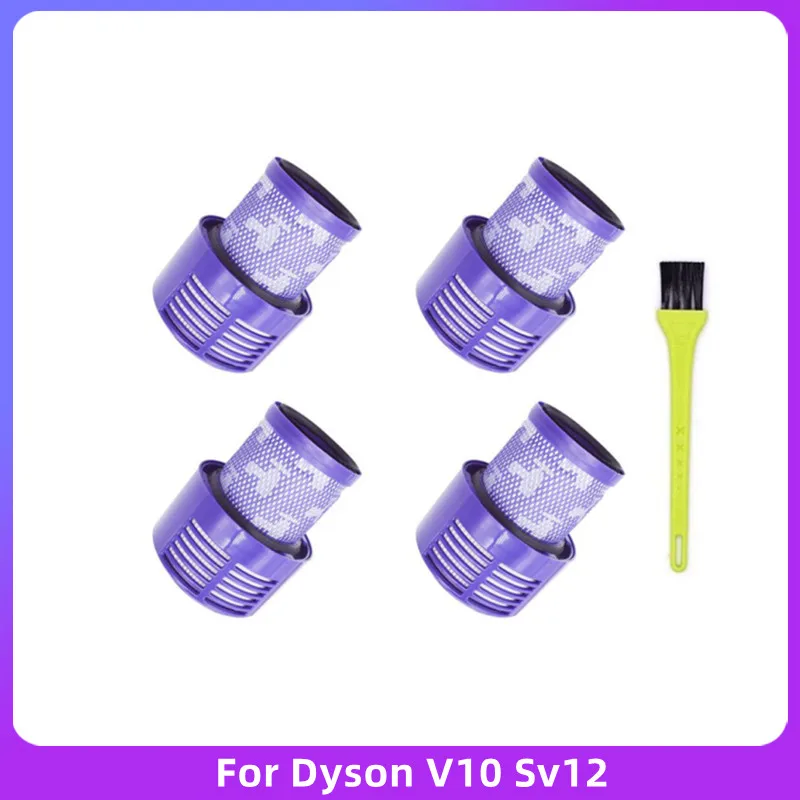 Моющийся фильтр Hepa для Dyson V10 SV12, циклонные фильтры для пылесоса, полная очистка, запасные части, аксессуары