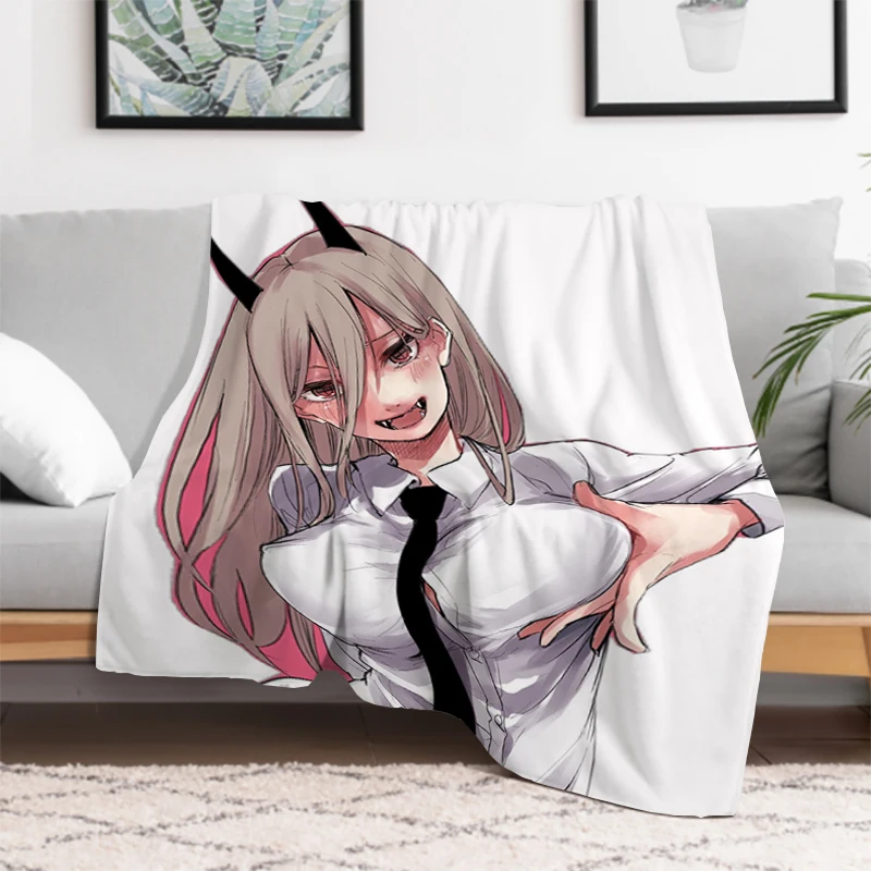 

Chainsaw Man Power Blanket Catnap Throws for Sofa Camping Chair Portable Throw Blankets Luxury Designer Bedding Downy Throwing