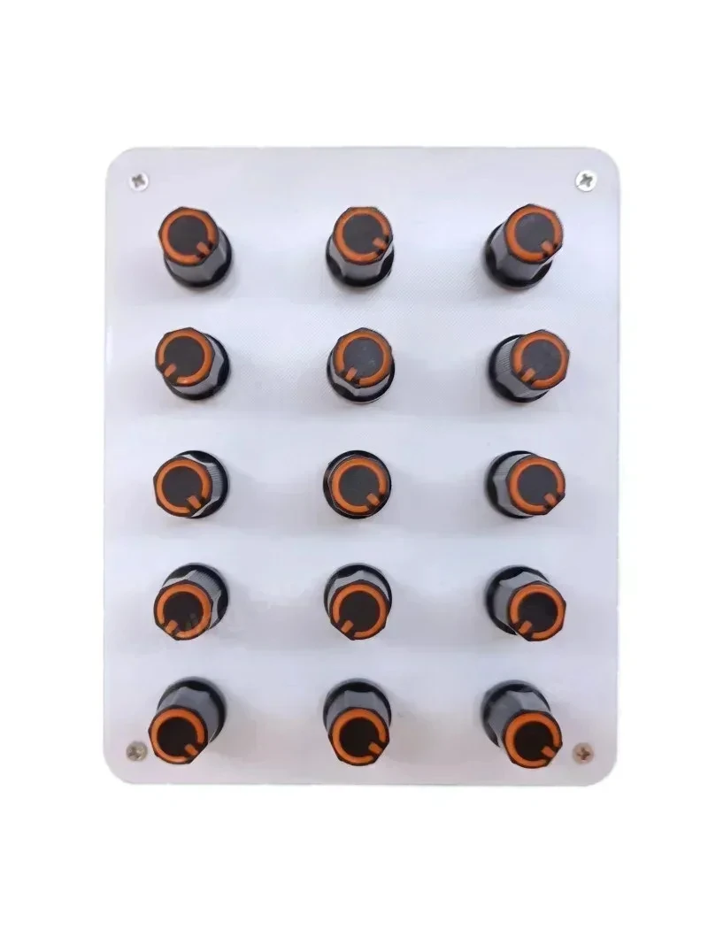 カスタムcc情報ミディコントローラー,15ノブ,ボリューム,USB-Cインターフェイス,音楽ホスト,ソフトウェア