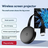 Wireless -Compatible Adapter, 2.4/5 GHz Wireless Transmitter and Receiver 1080P WiFi Display Dongle Supports-TCES