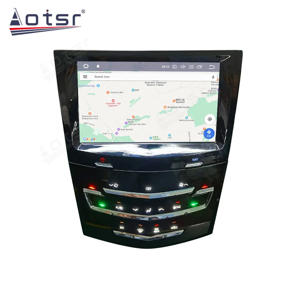 Factory Outlet 8 Inch Android Radio GPS Navigation Carplay For DVD Player 4G DSP Touch Screen Dashboard For Cadillac 2013-2017