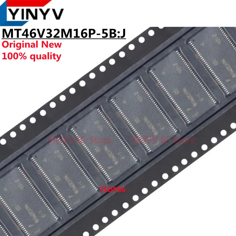 5-20Pcs MT46V32M16P-5B:J TSOP66 MT46V32M16P-5B MT46V32M16P MT46V32M16 46V32M16 512Mb DDR SDRAM memory storage chip 100% new