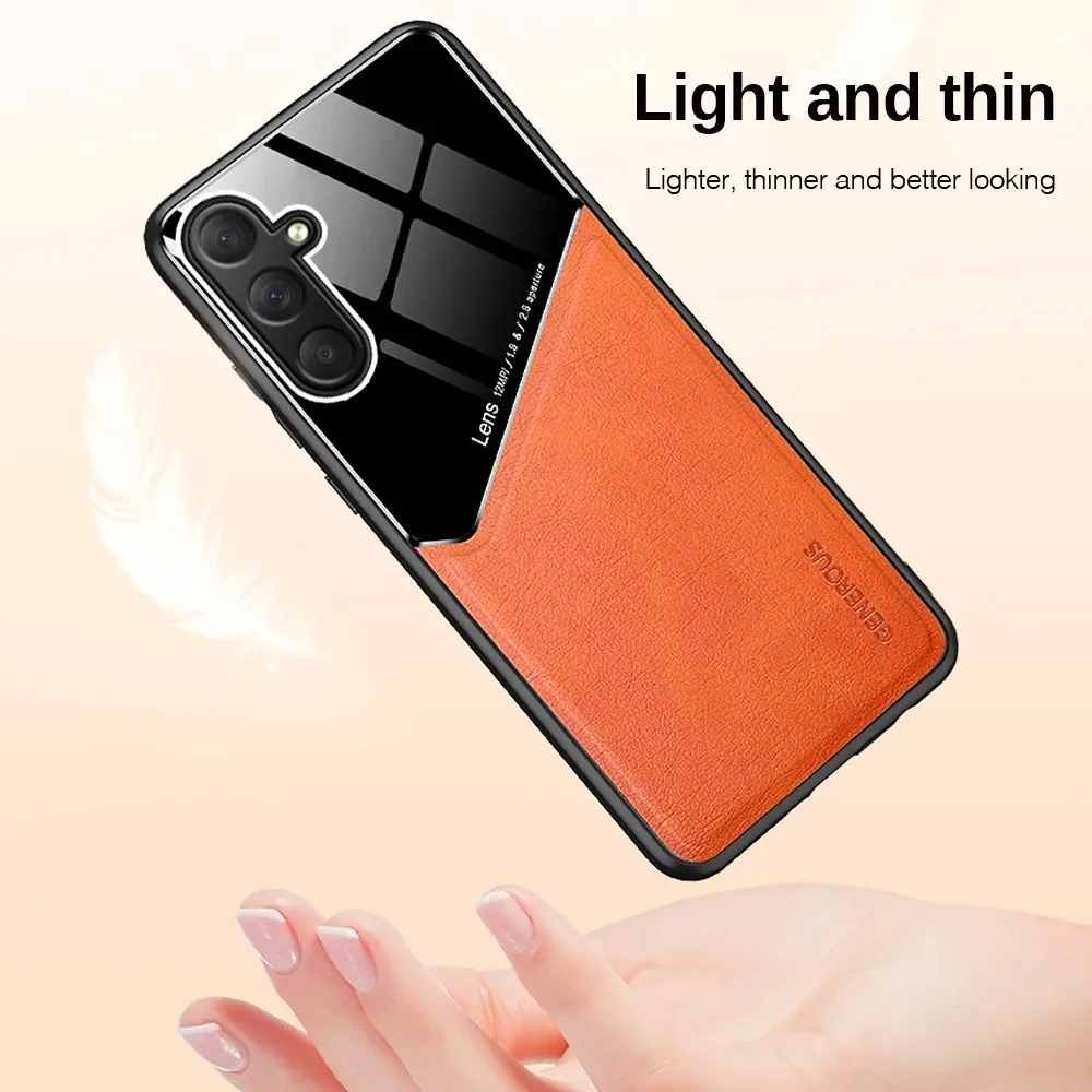Für Samsung Galaxy A57 A37 A17 A56 A36 A26 A16 A06 A55 A35 A25 A15 A24 Hülle A14 A34 A54 5G TPU Lederhülle Rahmenschutz Coque – Detail 3