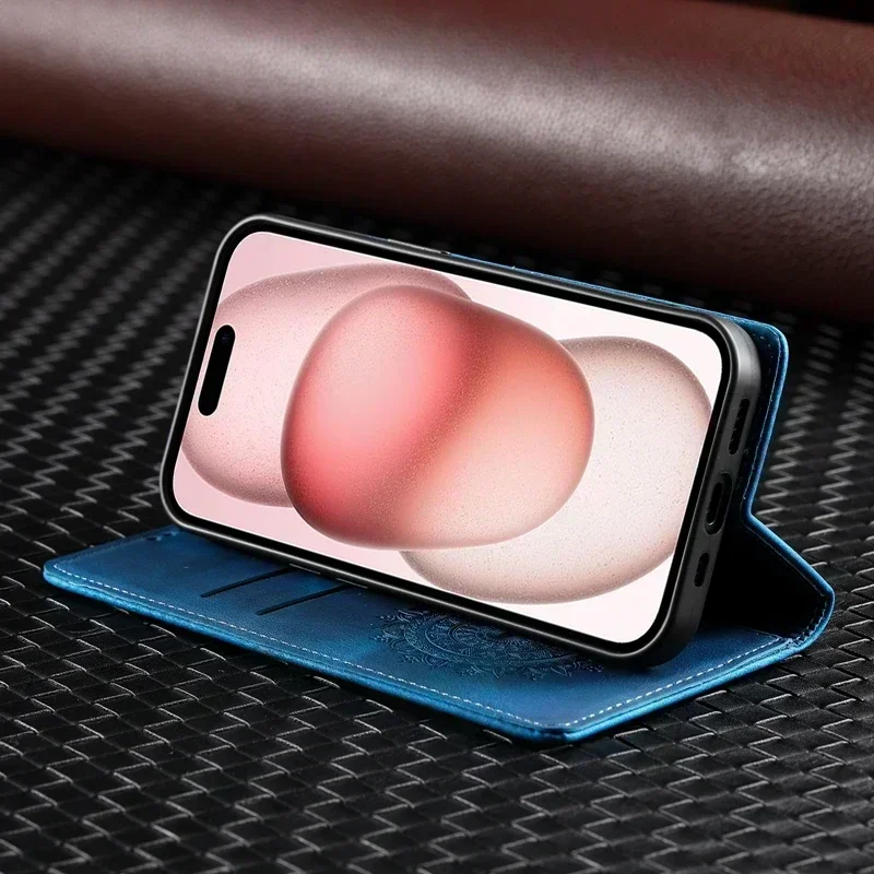 Magnetic Case Phone 16 Pro Max Cover for iPhone 16Pro 14 15 Plus 13 12 11 XS Pro Max mini XR SE 2022  Fundas Leather Cases Etui