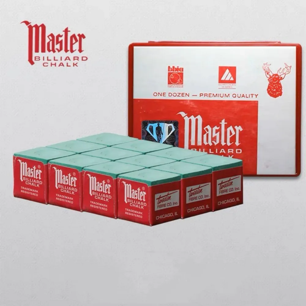 Master Premium Quality Snooker Pool Giz, seco, médio, óleo, original