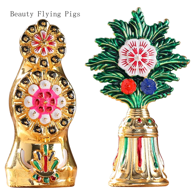 

9.6x5.6cm 9x4cm zinc alloy Buddhist prayer vase decoration feng shui Buddhism room decoration accessories