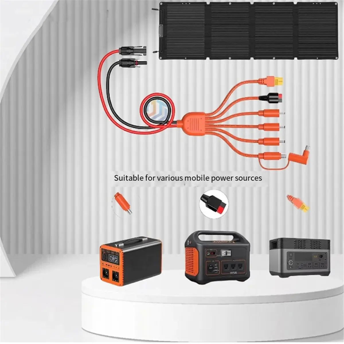 TCE 1.8m Solar Panel Connector for DC7909 DC653012AWG Power Cord Storage Charging Cable