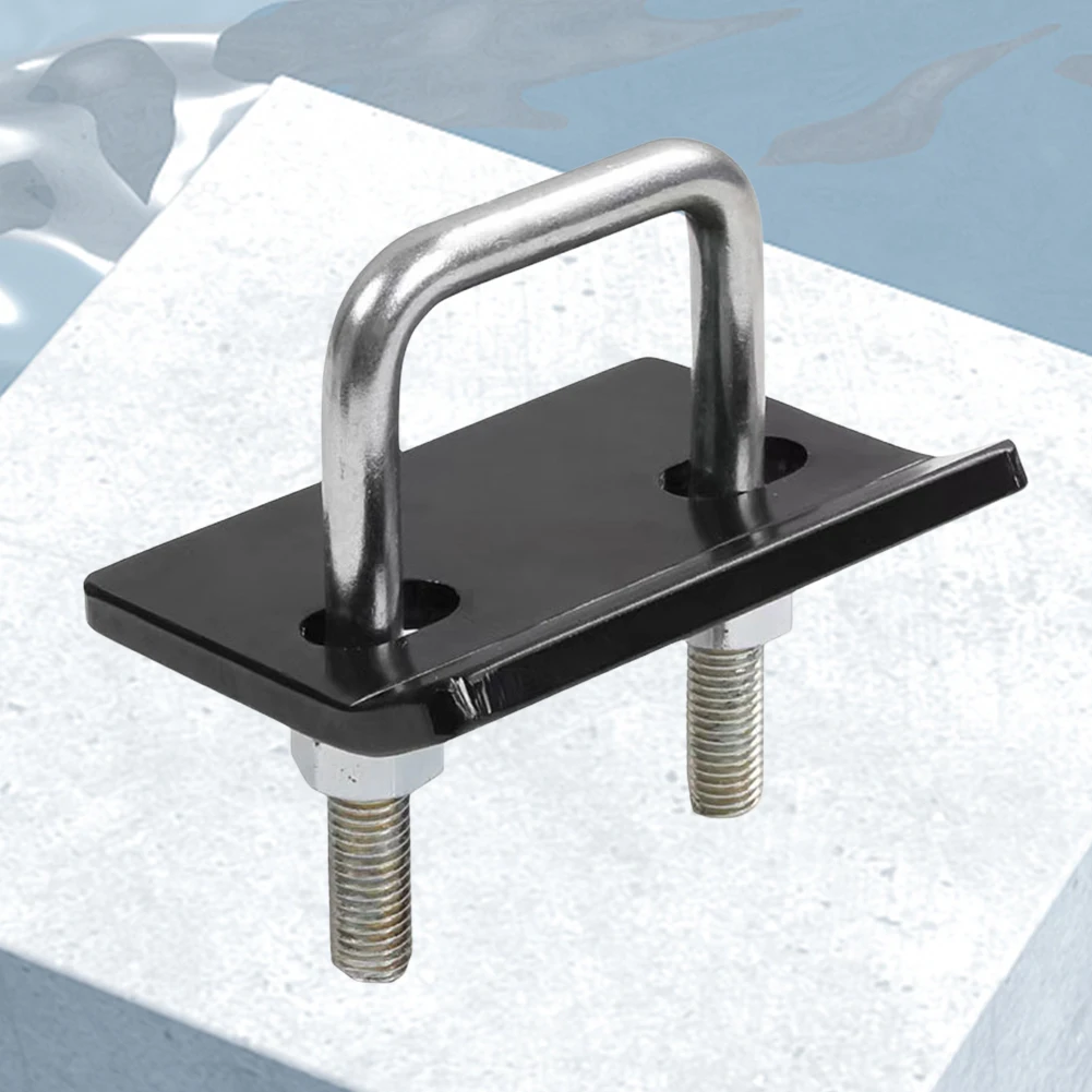 2 Inch Anti Rattle Tow Clamp Heavy Duty Trailer Damper U-Bolt Anti-Rattle Stabilizer Hitch Tightener Trailer Couplings Parts