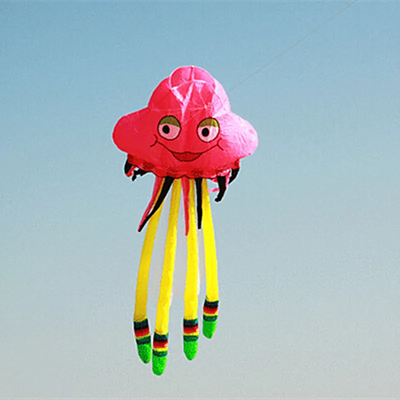 free shipping jellyfish kite flying outdoor toys adults kite reel cartoon kitesurfing cometas para colorear air bounce fishing