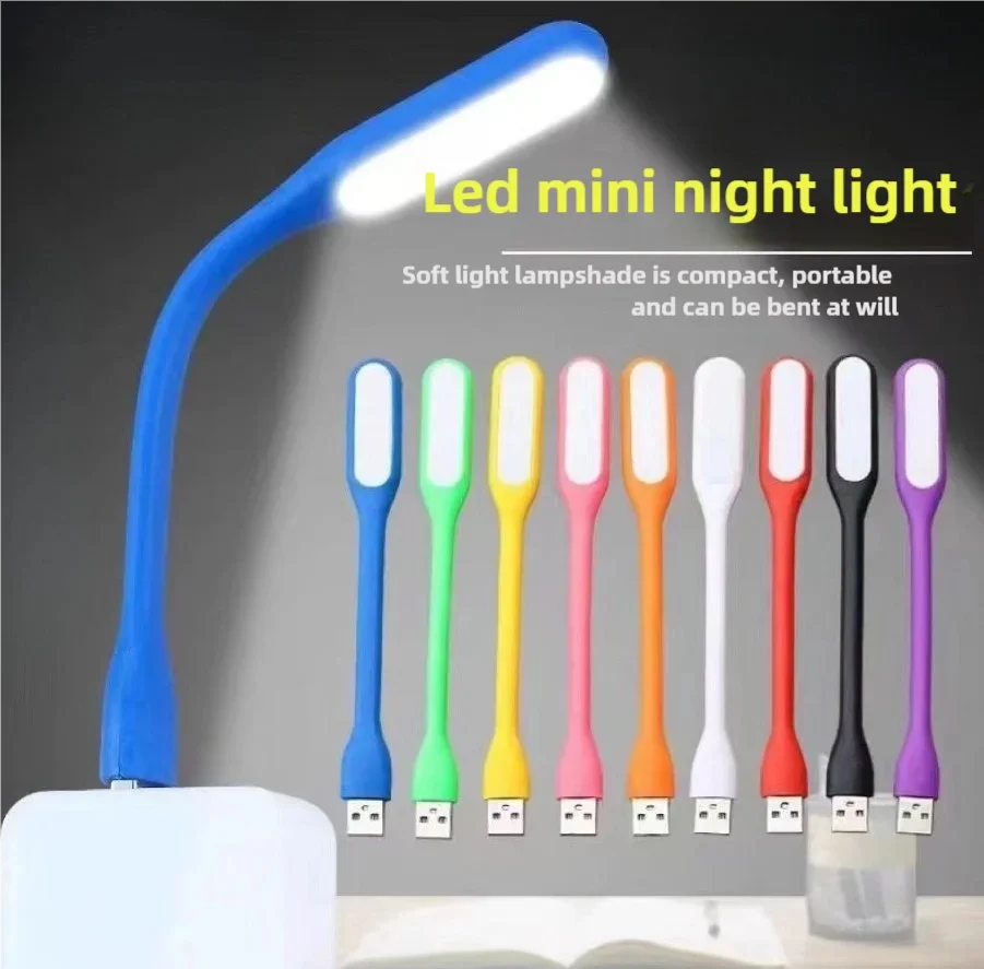 Creative Mini USB LED Portable Night Light Energy-saving Desk Lamp Computer USB Interface Mini Light