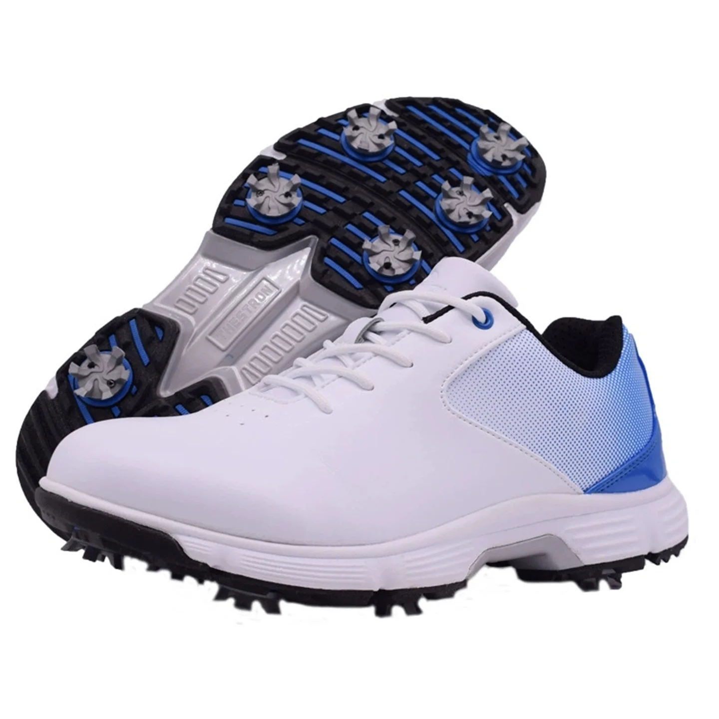 Men's Waterproof Golf Shoes Large Sizes Athletic Sneakers Outdoor Sports & Casual Anti-Slip Training Spiked Shoes