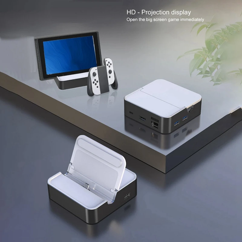 A04R TV Docking Station for Nintendo Switch / Switch OLED for Switch Charging Dock Station with 4K HD Video Converter Stand