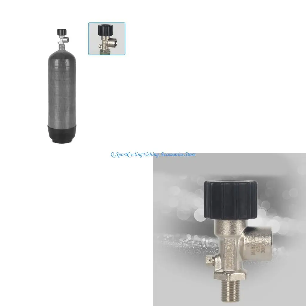  High Pressures Scubas Adapters Brasses Valves Scubas Tanks Thread Converter