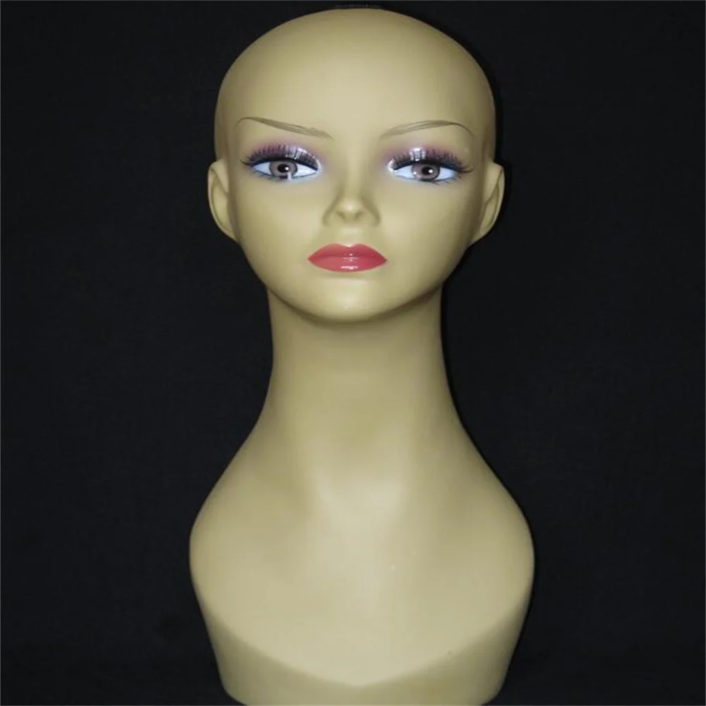 

Female Head Mannequin for Hat and Hair, Hat Stand, Jewelry Mannequin, Make Topc Paspop, M00517