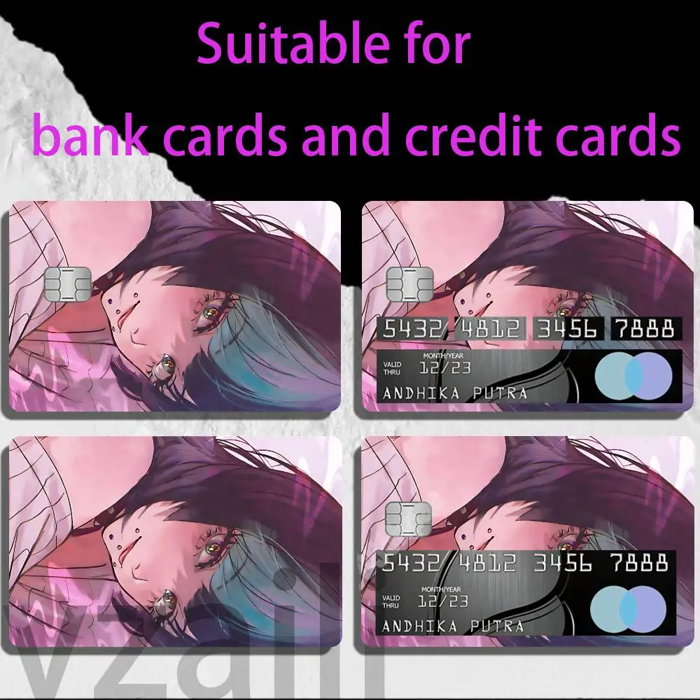 K-kirara H-hoshi Credit Card HD Stickers Game Card Decal Card Matte Film Skin Small Chip Waterproof Sticker