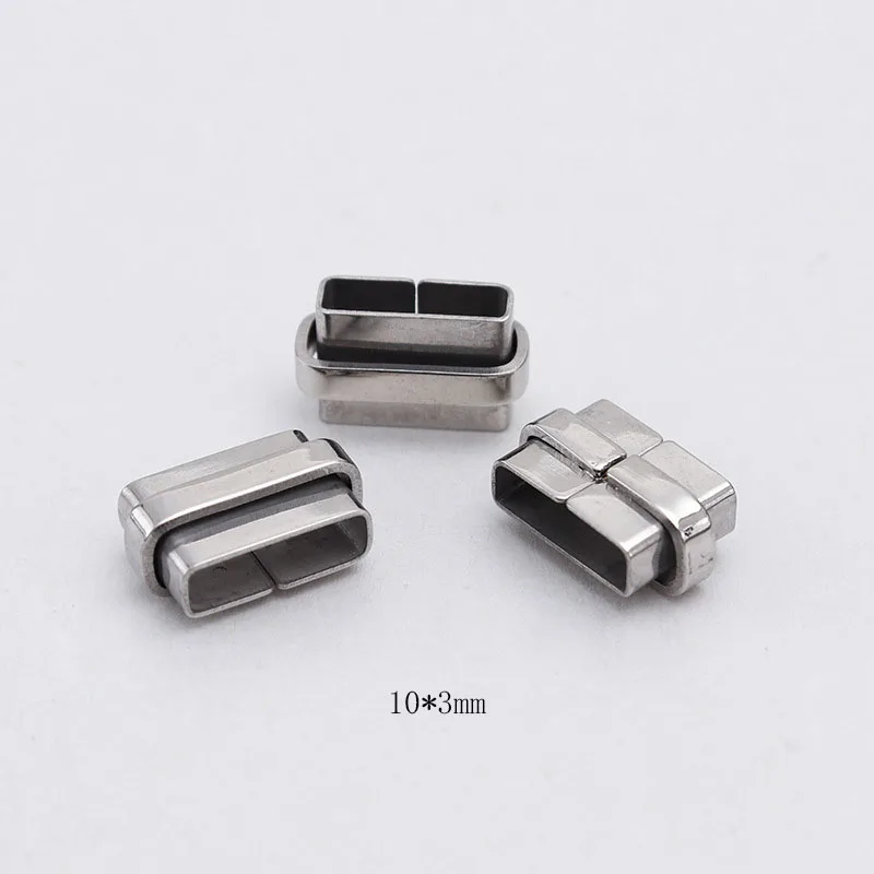 Stainless Steel Curved Tube Connector For Bracelet Bangle Metal Flat Steel Spacer Tube For Jewelry High Polished Wholesale100pcs