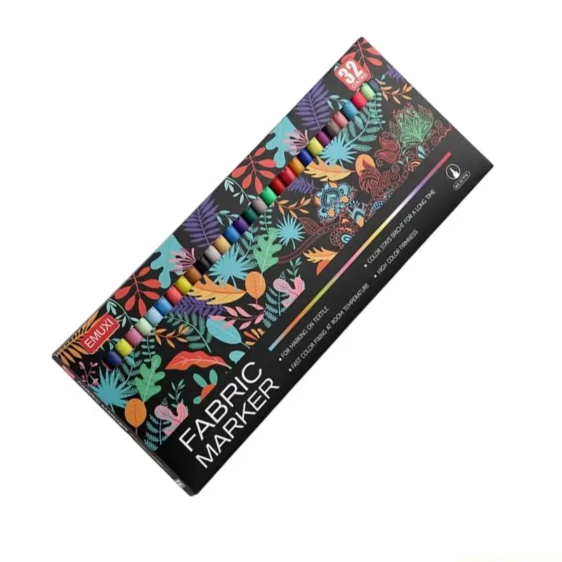 Long Lasting Color Fabric Marker Pen Suitable for Evening Use and Washable