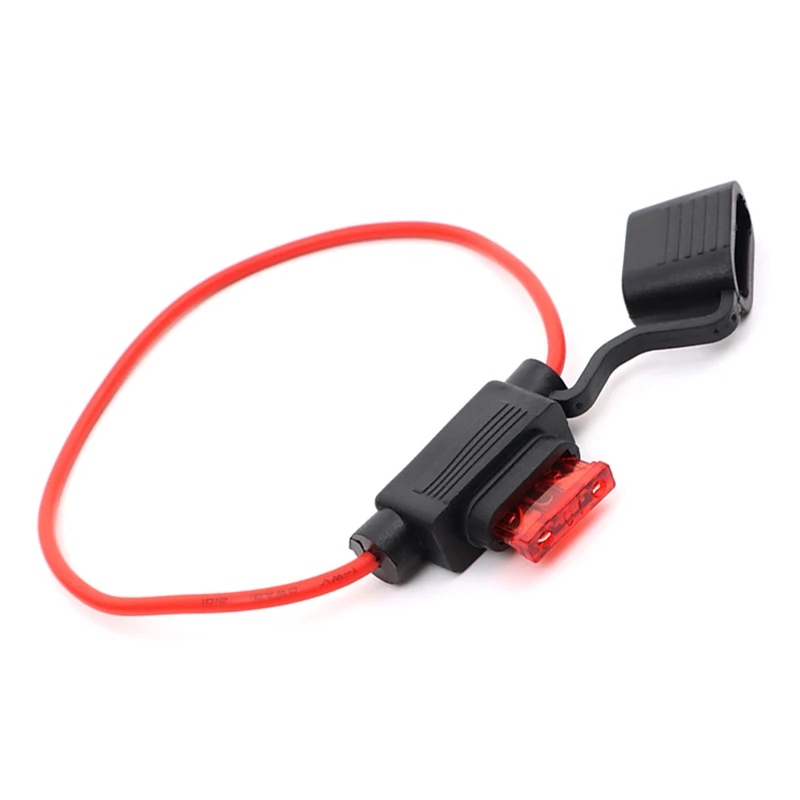 Auto Fuse Holder Waterproof with Wire Medium Mini Blade High Temperature Protection Device