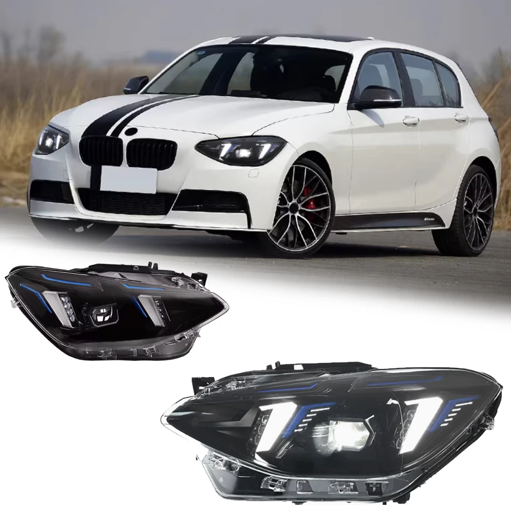 

Hot LED HeadLights for BMW 1 series F20 12-14 new style led DRL Car head lamp Assembly Signal Auto Accessories Modified Lamp