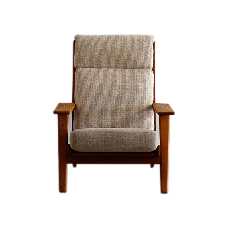 

Single sofa, solid wood to reproduce Danish armrest retro