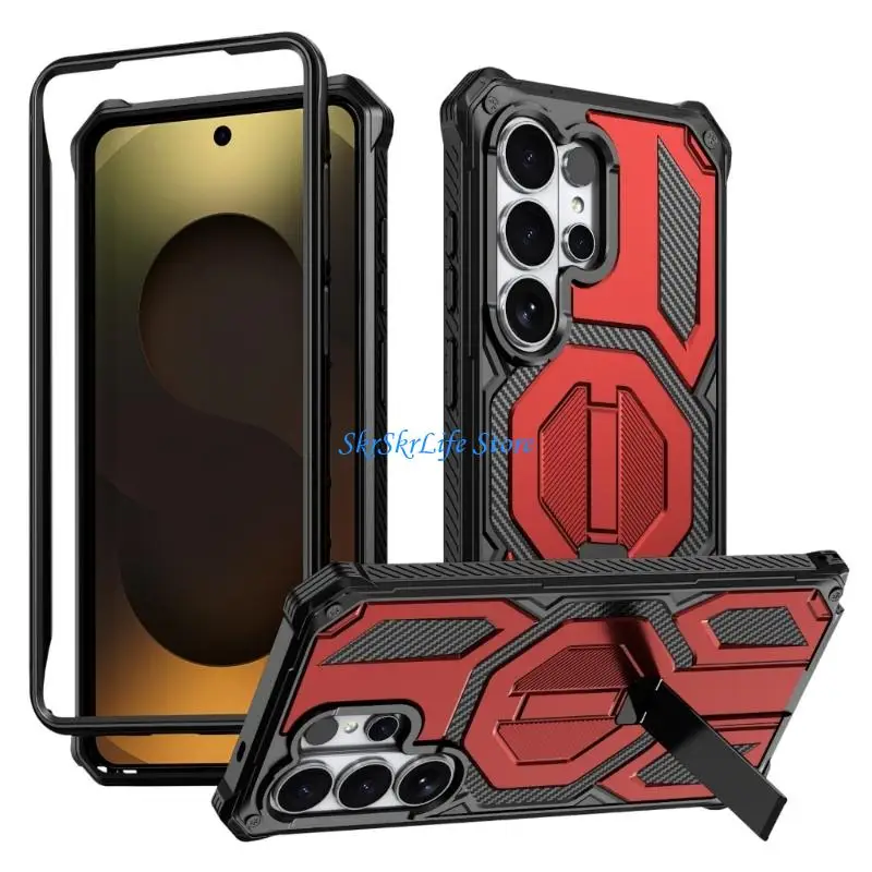 E65E Phone Skin Case Case with Hide Kickstand for S26 Protective Cover Shell Shockproof Housing