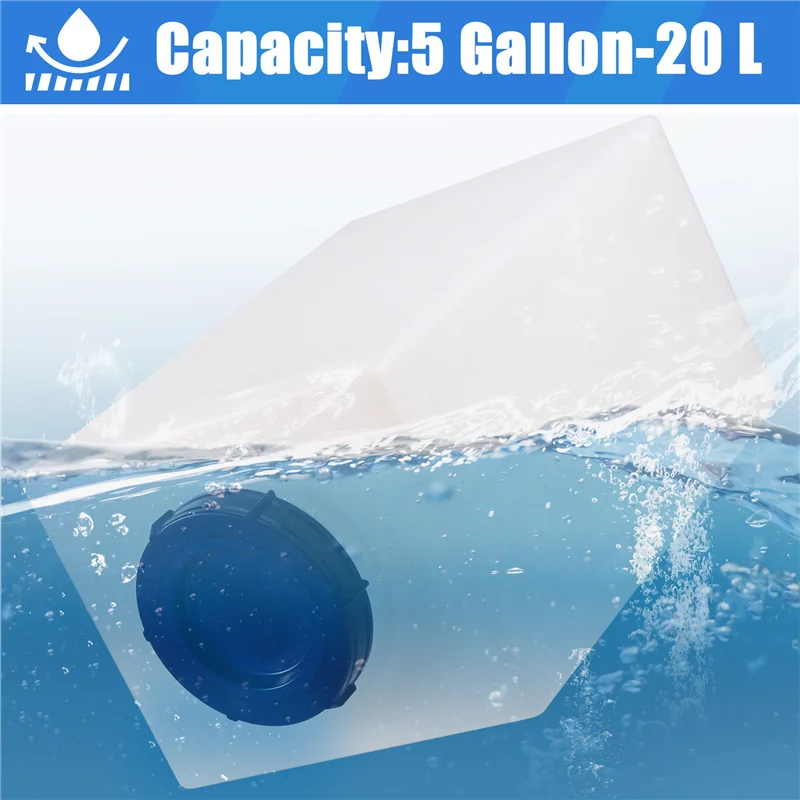 【Падение цены! 】20л резервуар для воды на колесах, герметичный контейнер для хранения воды под давлением, резервуар для хранения пресной воды для прицепа, лодки, яхты