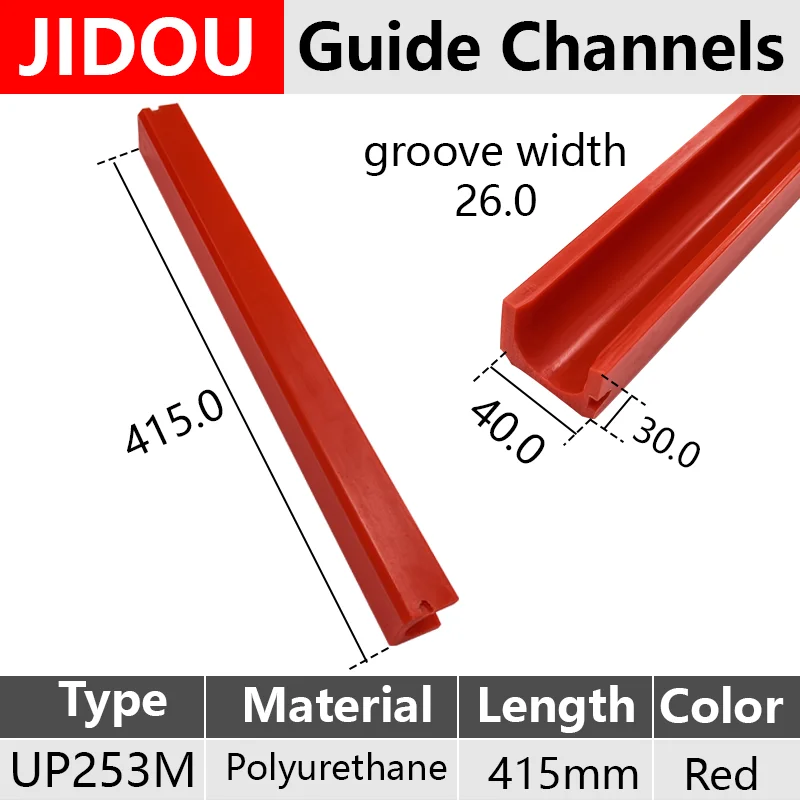 JIDOU UP253M PU Guide Channel  Automatic Bar Feeder Parts