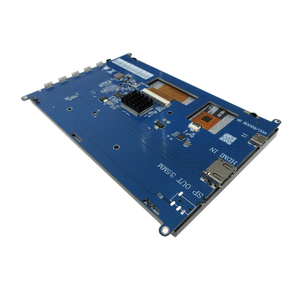 7 بوصة 1024*600 IPS رصد USB التحكم باللمس HDMI متوافق شاشة الكريستال السائل بالسعة لوحة شاشة لمس ل Raspberry Pi PC