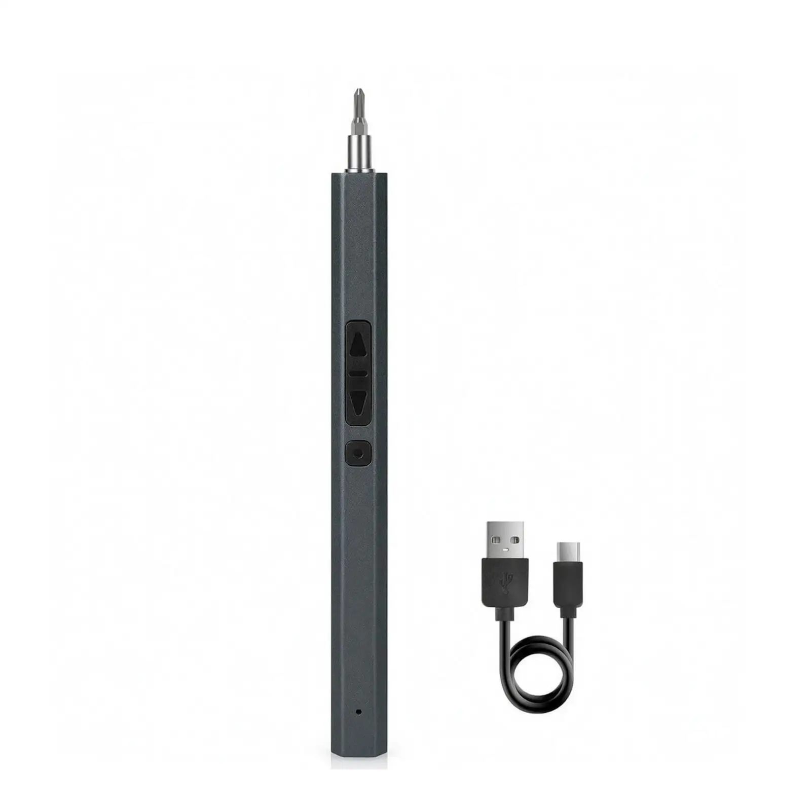 Cordless Mini Electric Screwdriver Kit with S2 Steel Bits and Aluminum Handle for Electronics Maintenance