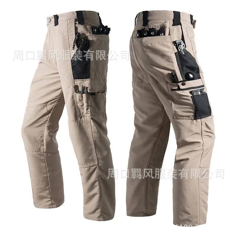 DurableOutdoor Beetle Tactical Fleece Wear-resistant Function Waterproof Overalls Trousers Multi-Pocket