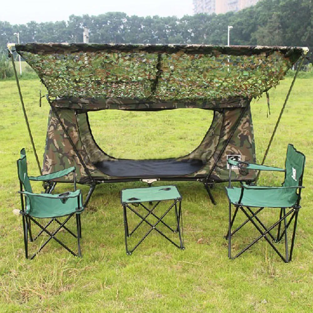 

Камуфляжная сетка 1.5x3м для охоты, кемпинга, военных нужд, маскировки, защиты от солнца, декоративная