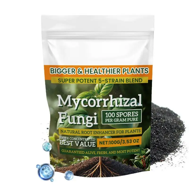 100g Plant Growth Enhancer Powder Plant Growth Fertilizer Nutrient Balanced Formula Planting Tool for Hydroponics Mixed Culture