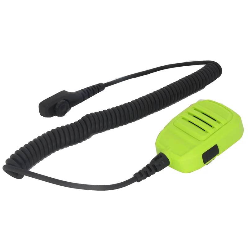 Зеленый PTT ручной микрофон для Hytera HYT PD700 PD700G PD780 PD780G Walkie Talkie