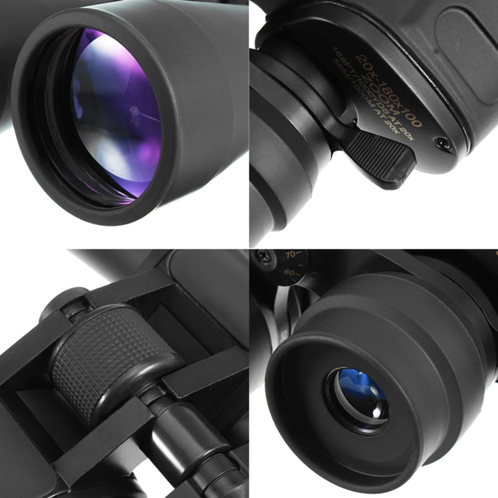 Binocular Hunting Camping Scouting Anti-slip Zoomable Telescope Birdwatching Tool Outdoor Equipment Accessories