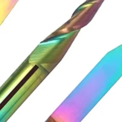 

V Shape Tapered Ball Nose End Mill 3 Piece Set HRC55 for Detailed Work on Wood Plastic Aluminum CNC Applications