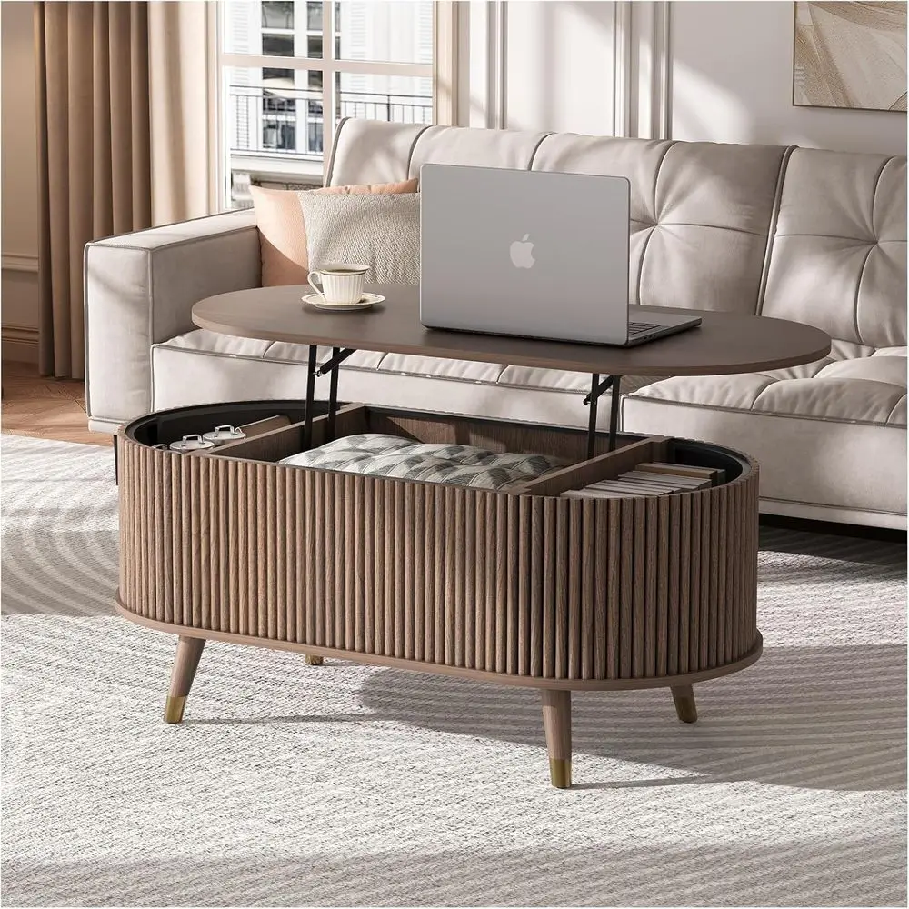 Oval Coffee Table W…